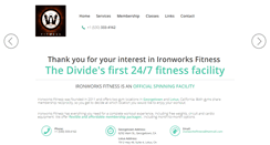 Desktop Screenshot of ironworksfitness.biz